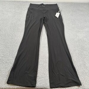 Grace & Lace Pants Womens XL Black Wide Leg Stretch Sweatpants Lounge Pockets